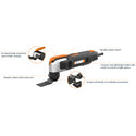 Worx WX686L 2.5 Amp Oscillating Multi-Tool w/ Clip-in Wrench