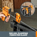 Worx WX065 Set of 2 Sawhorses with Bar Clamps-3
