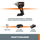 Worx WX272L Cordless 20V Nitro Power Share 1/2" Impact Wrench-2