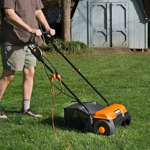Worx WG850 Corded 12 Amp Electric 14" Dethatcher