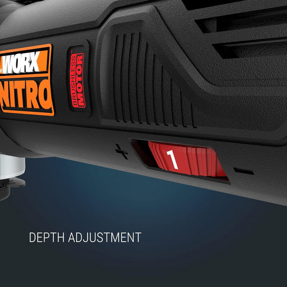 Worx WX697L Cordless 20V Nitro Power Share Sonicrafter Oscillating Multi-Tool