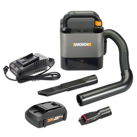 Worx WX030L Cordless 20V Power Share Cube Vac Compact Vacuum