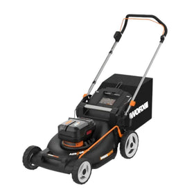 Worx WG752 Cordless Push Lawn Mower, Nitro 40V, 21"