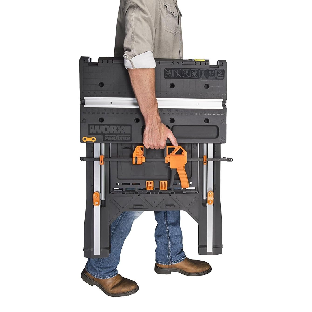 Worx WX051 Pegasus Folding Work Table & Sawhorse, 31