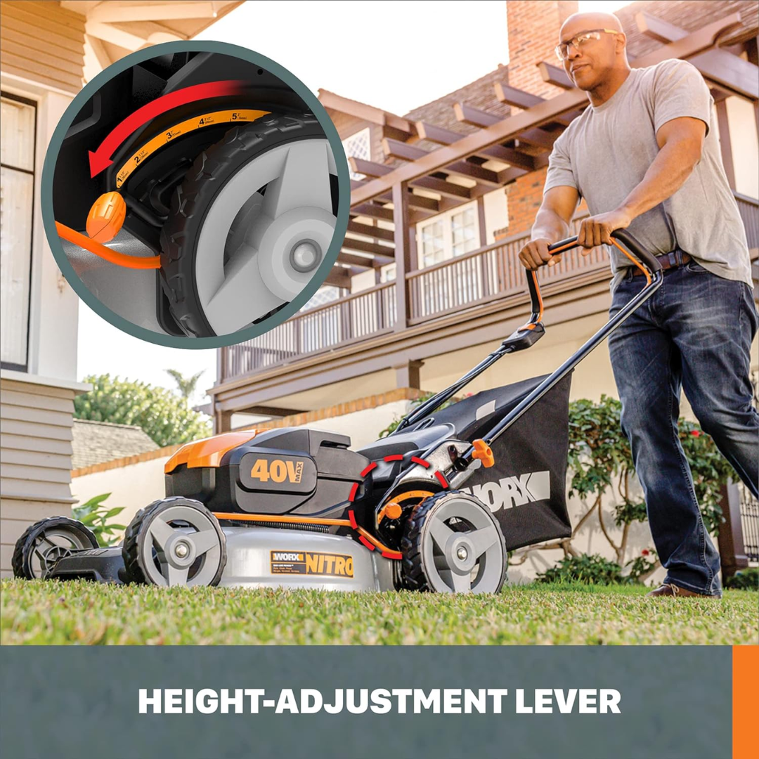 Worx Nitro WG751.3 Lawn Mower - Thumbnail 4