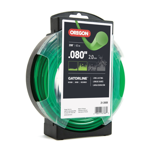 Oregon 21-280B Round Gatorline, .080" Gauge, 1/2lb Donut
