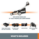 Worx WG753 Cordless 40V Nitro Self-Propelled 21" Lawn Mower-5