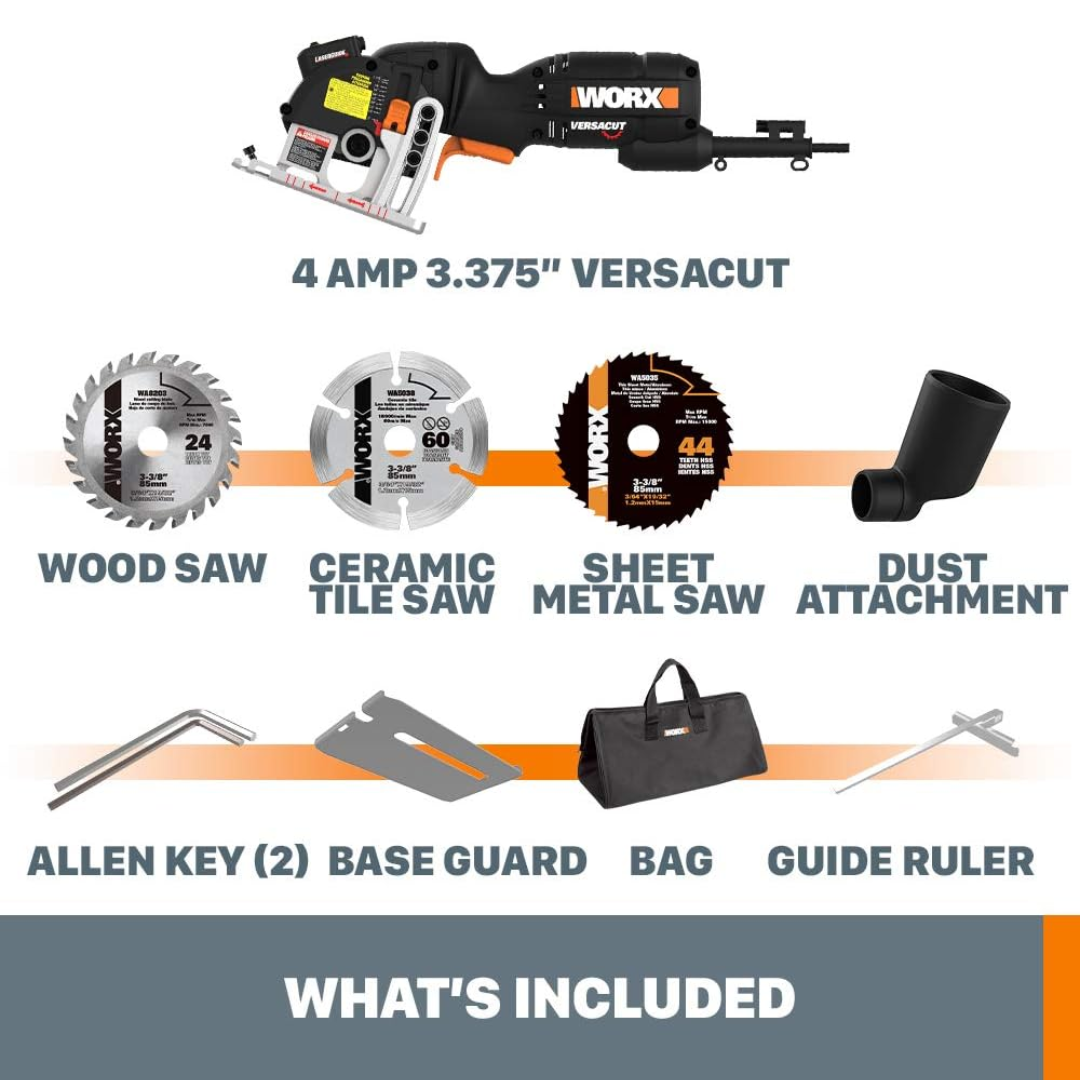 Worx WX420L Corded 3-3/8