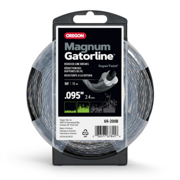 Oregon 69-200B Magnum Gatorline Twist Trimmer Line, 50' Donut, .095"