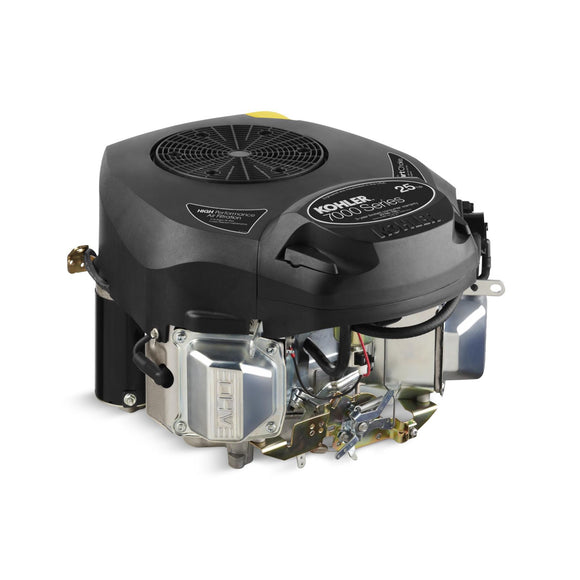 Silver Kohler KT740-3048 V-twin engine with black air filter housing and metal cooling fins
