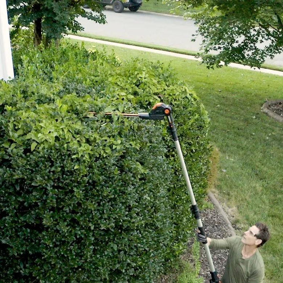 Worx WG252 Cordless 20V Power Share 20" Telescoping Hedge Trimmer