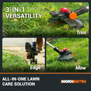 Worx WG173 Cordless 20V Nitro 13" Brushless String Trimmer / Edger with Battery & Charger-5