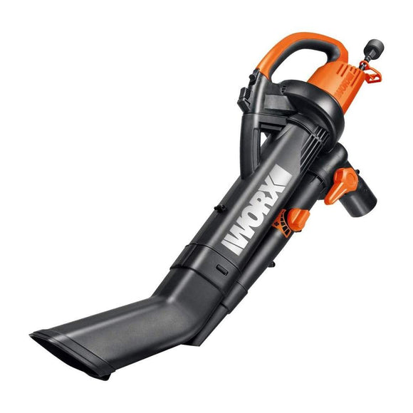 Worx WG505 Corded Electric TriVac 3-in-1 Leaf Blower, Mulcher & Yard Vacuum