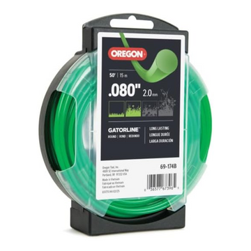 Oregon 69-174B Gatorline Round String Trimmer Line, .080" Gauge, 50' Donut
