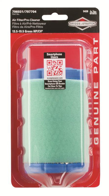 Briggs & Stratton 5428K Air Filter with Pre-Cleaner