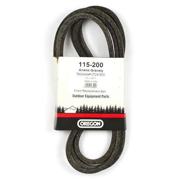 Oregon 115-200 Standard Belt for Deck Drive, 1/2" x 142-3/4"