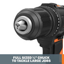 Worx WX108L Cordless 20V Power Share 1/2" Drill Driver-4