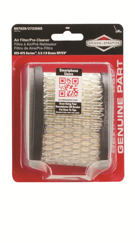 Briggs & Stratton 5059K Air Filter Cartridge/Pre-Cleaner (Intek)
