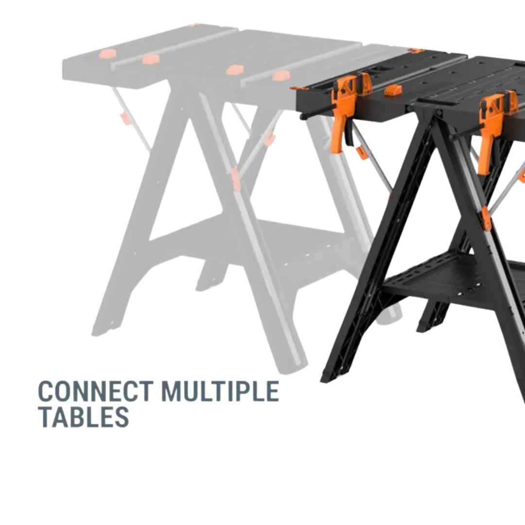 【WAQ】 MULTI IRON TABLE Worx Pegasus Multi-Function Work Table and Sawhorse WX051 | RONA