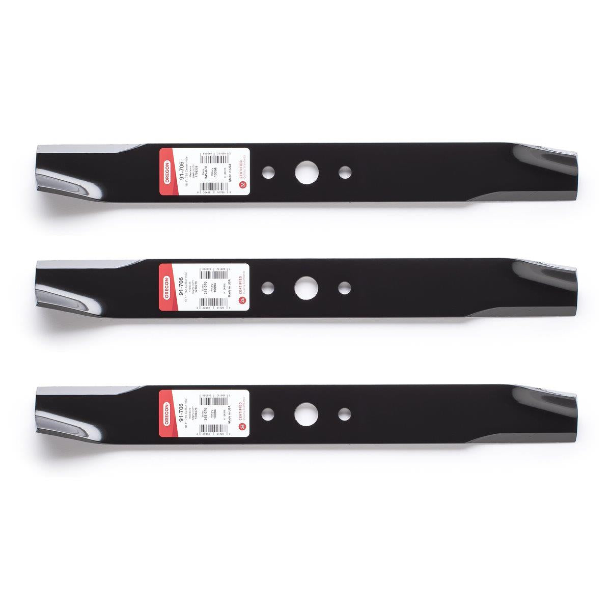 Oregon 91-627 Replacement Blades for 72 Hustler Mowers - Instruction