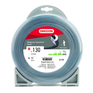 Oregon 22-230 Round Magnum Gatorline, .130" Gauge, 1/2 lb Donut, 76'