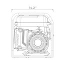 Firman P01201 Portable Gas Generator, 1500W Recoil Start-7