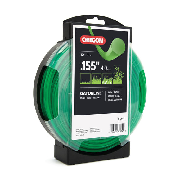 Oregon 21-355B Round Gatorline, .155" Gauge, 1lb Donut