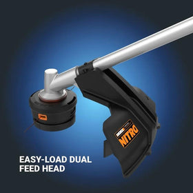Worx WG186 Cordless 40V Nitro 15" Driveshare String Trimmer - 0