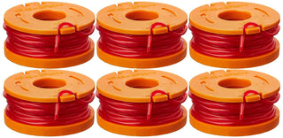 Worx WA0010 6-Pack Trimmer Spool Line, 10-Foot