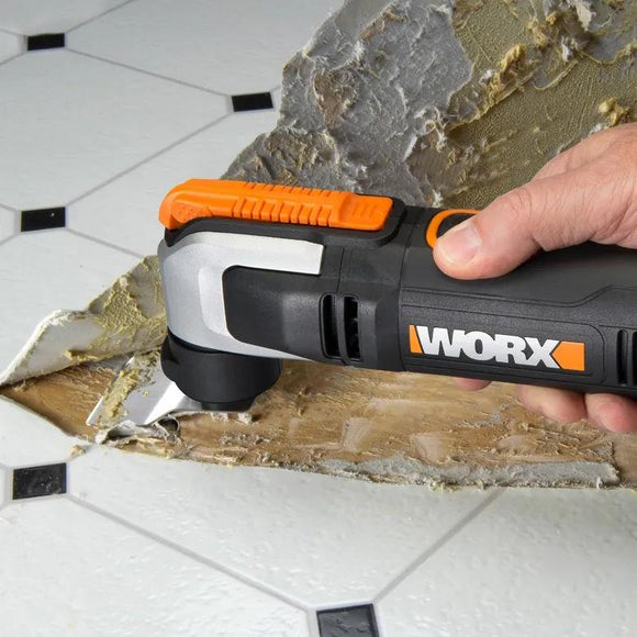 Worx WX686L Corded 2.5 Amp Oscillating Multi-Tool with Clip-in Wrench