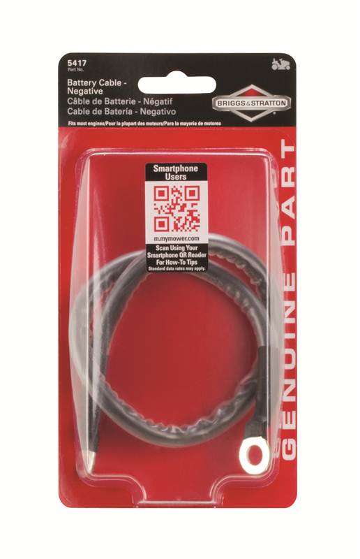 Briggs & Stratton 5417K 18" Black Battery Cable