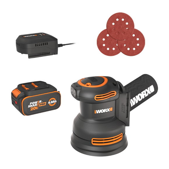 Worx WX823L 20V Brushless Cordless Rotary Sander