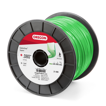 Oregon 21-080 Square Gatorline, .080" Gauge, 5 lb Spool