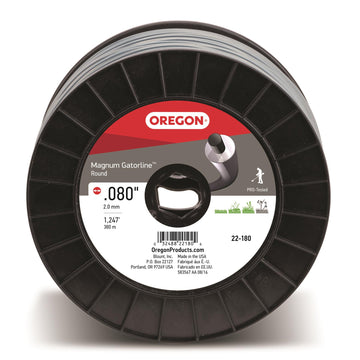 Oregon 22-180 Round Magnum Gatorline, .080" Gauge, 3 lb Spool, 1248'