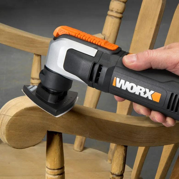 Worx WX686L Corded 2.5 Amp Oscillating Multi-Tool with Clip-in Wrench