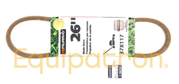 Murray 37X117MA Blade Drive 26 Belt Replaces # 37x117