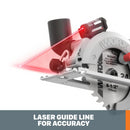 Worx WX437L Corded 4.5" WorxSaw 6.5 Amp Compact Circular Saw-3