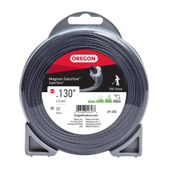 Oregon 69-202 SuperTwist Magnum Gatorline, .130" Gauge, 32' Donut