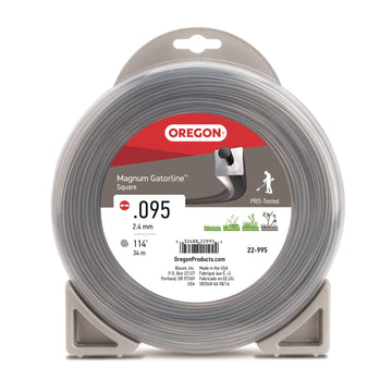 Oregon 22-995 Square Magnum Gatorline, .095" Gauge, 1/2 lb Donut, 113'