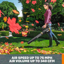 Worx WG929 Cordless 20V Leaf Blower & 12" String Trimmer Kit-2