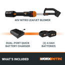 Worx WG585 Cordless 40V Nitro 620 CFM Power Share Pro LeafJet Blower-6