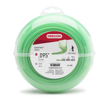 Oregon 21-995 Square Gatorline, .095" Gauge, 1/2 lb Donut
