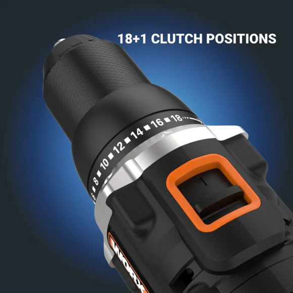 Worx WX102L Cordless 20V Nitro Power Share 1/2" Drill Driver