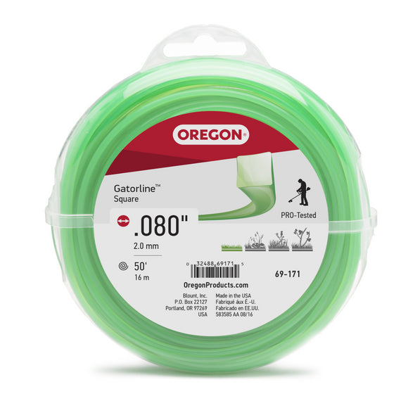 Oregon 69-171 Gatorline 50ft Coil of .080" Square String Trimmer Line