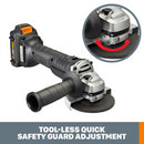 Worx WX812L Cordless 20V Nitro Power Share 4.5" Angle Grinder-2
