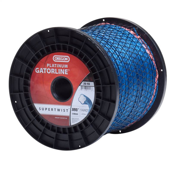 Oregon 20-113 Platinum Gatorline, 5 lb Spool, .095" Gauge