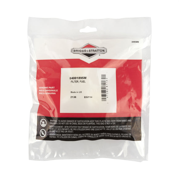 Briggs & Stratton 84001895M Filter, Fuel