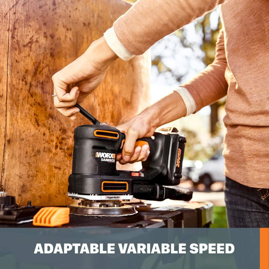Worx WX820L Cordless 20V Sandeck Power Share Multi-Sander | Equipatron