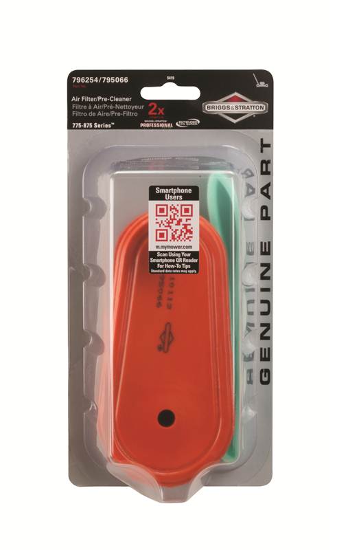 Briggs & Stratton 5419K Air Filter Cartridge With Pre-Cleaner