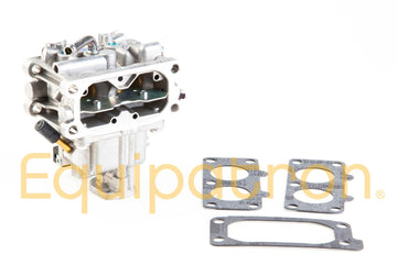Metal Briggs & Stratton 844371 carburetor assembly with silver body and black adjustment screw